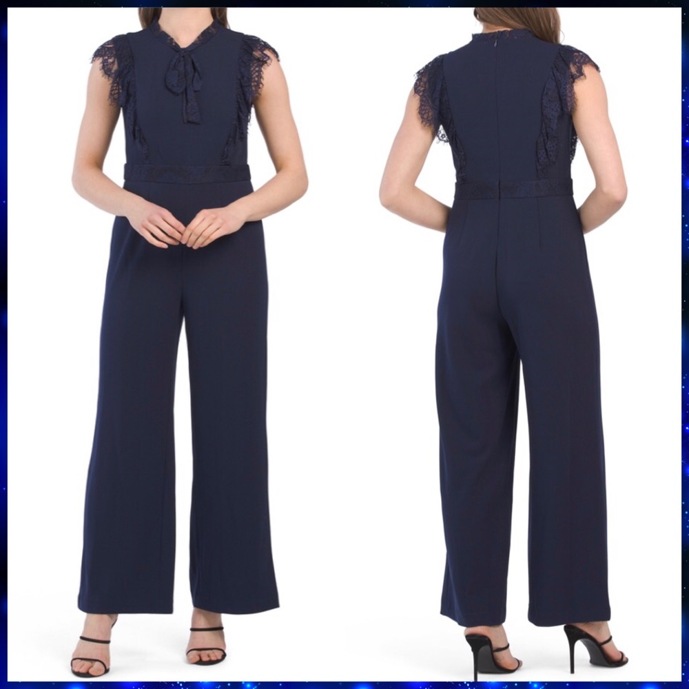 Betsy Johnson Scuba Crepe Jumpsuit 2P ($109)